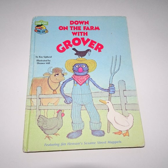 Sesame Street Other - Sesame Street Vintage Grover Farm Childrens Book